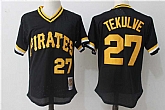 Pittsburgh Pirates #27 Kent Tekulve Black 1982 Cooperstown Collection Mesh Batting Practice Jersey,baseball caps,new era cap wholesale,wholesale hats